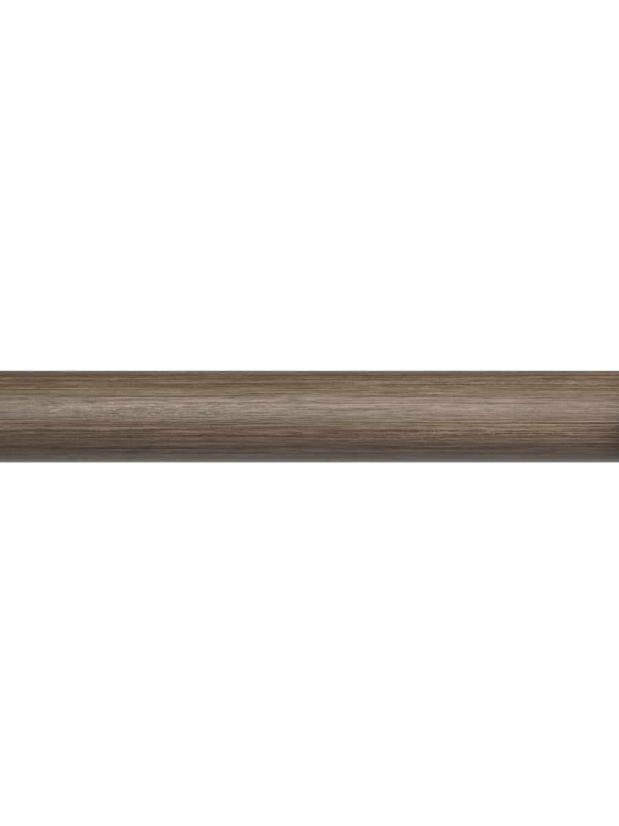 Item #93 Aged Oak Drapery Hardware Set for Two Windows