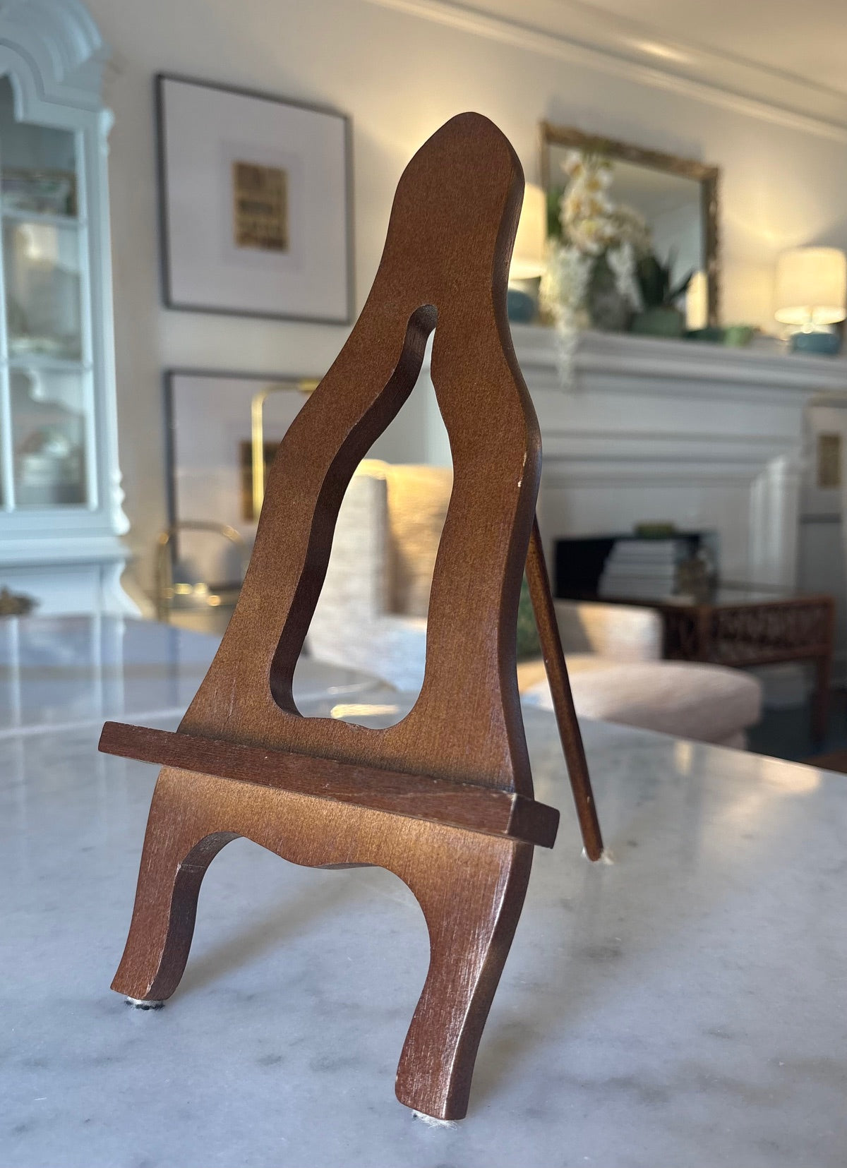 Item #78 Small Wood Art Stand