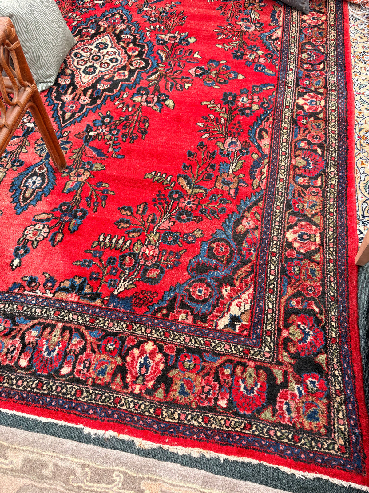 Item #1077 Persian Hand-Knotted Area Rug 9'x12'
