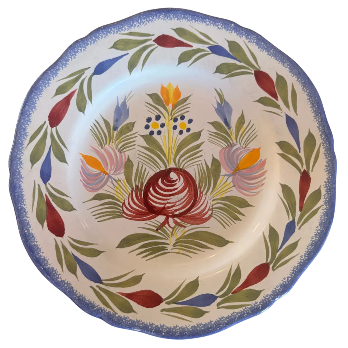 Item #2005 Henriot Quimper 7" Plates