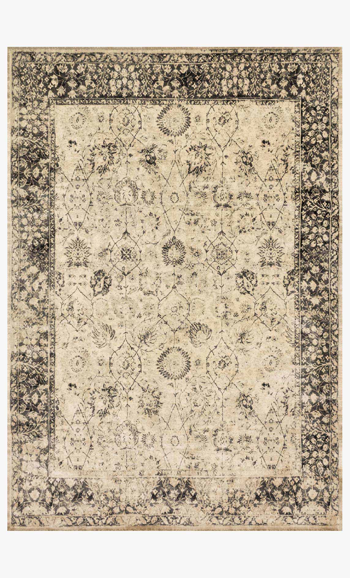 615 12'-0" x 15'x0" Beige/Smoke Nyla Collection Rug