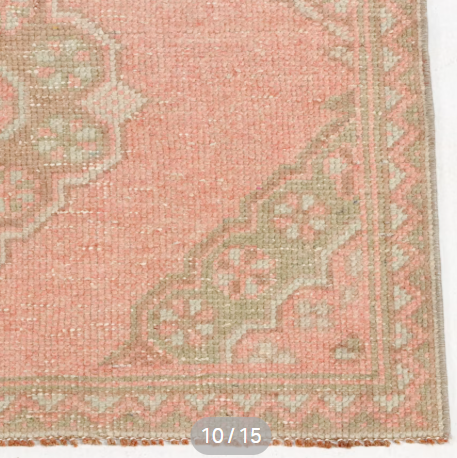 Item #906 Hand-Knotted Turkish Oushak Long Rug 2'11 x 10'3
