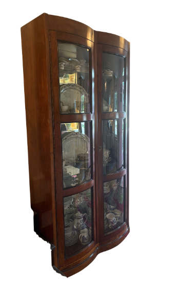 Item #907 Mahogany Curio Cabinet