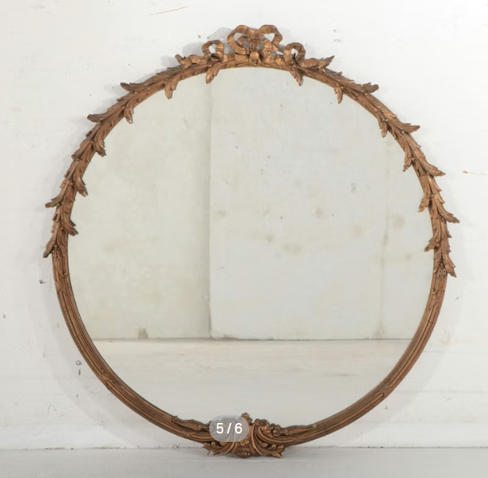 Item #926 Louis XV Style Giltwood Wall Mirror