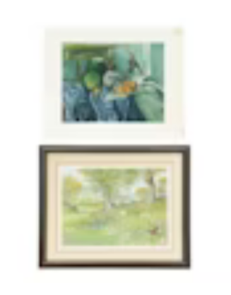 Item #751 After Cezanne "Still Life with a Ginger Jar and Eggplants" and Other Giclee