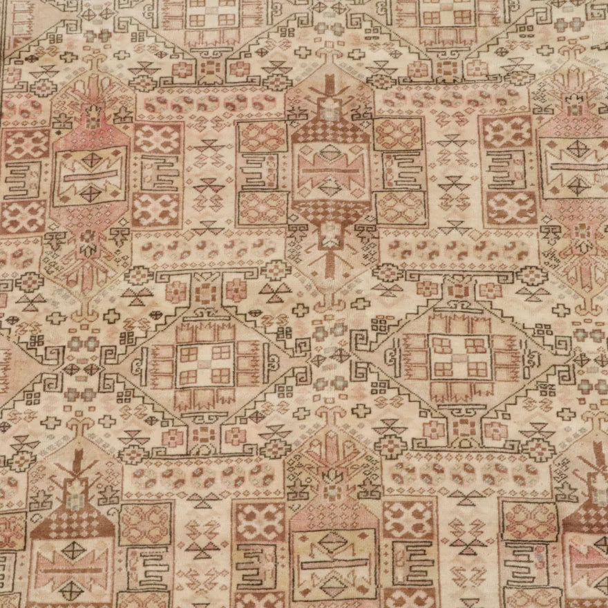 Item #848 Hand-Knotted Turkish Oushak Area Rug 6'6"x9'11"