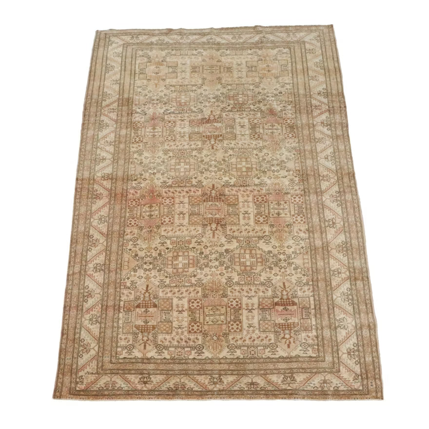 Item #848 Hand-Knotted Turkish Oushak Area Rug 6'6"x9'11"