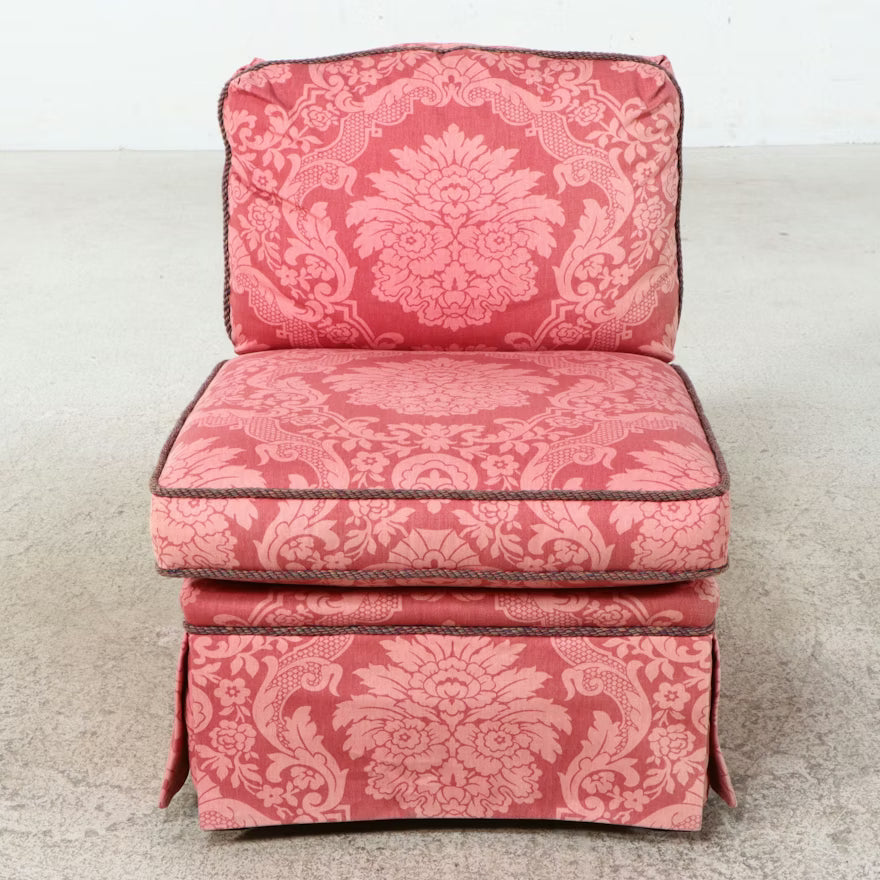 Item #853 Milling Road for Baker Furniture Slipper Chair