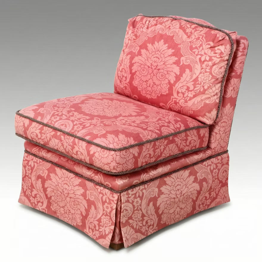 Item #853 Milling Road for Baker Furniture Slipper Chair