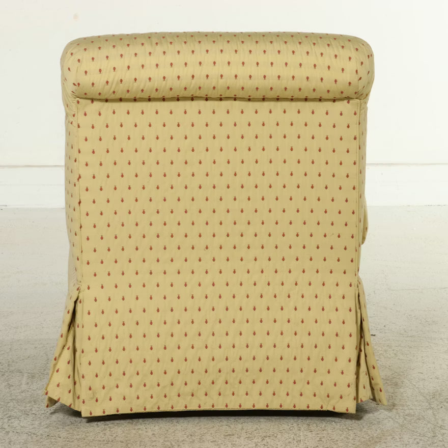 Item #854 Sherrill Furniture Skirted Slipper Chair