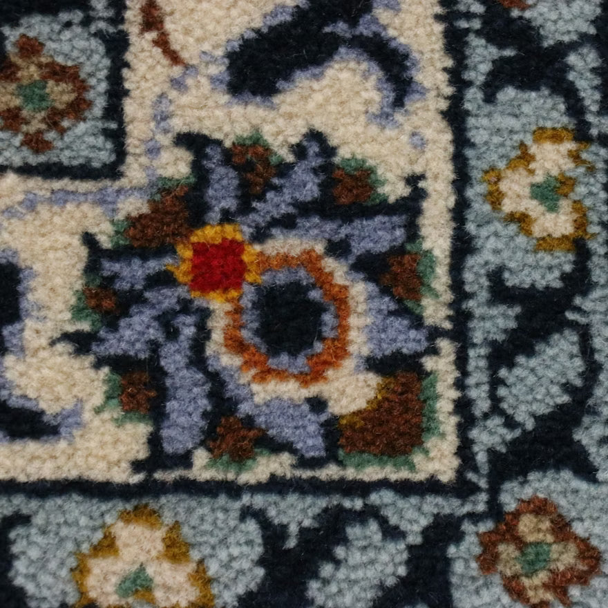 Item #768 7'2 x 10'9 Hand-Knotted Persian Nain Area Rug