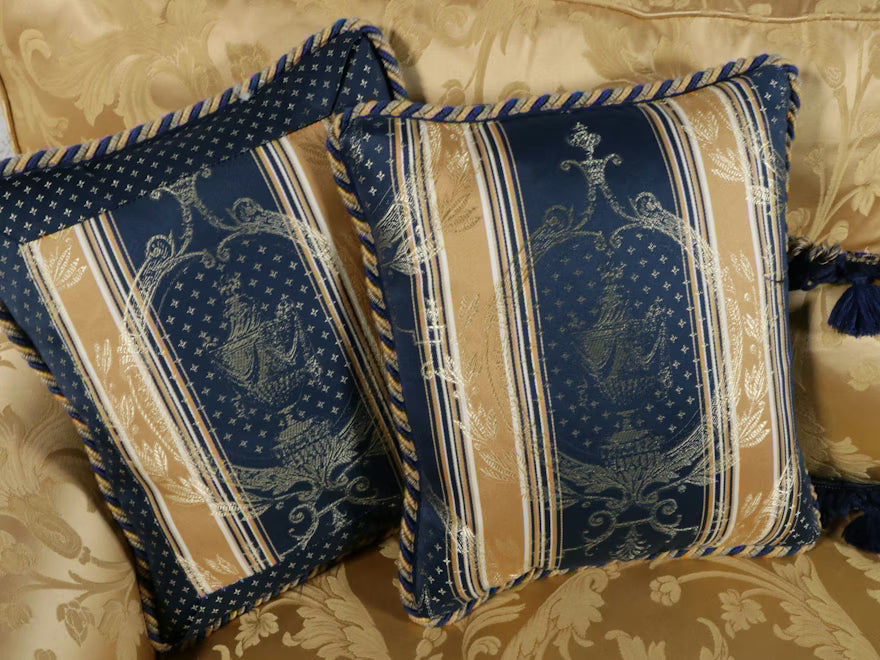Item #791 Neoclassical Gold Loveseat Sofa