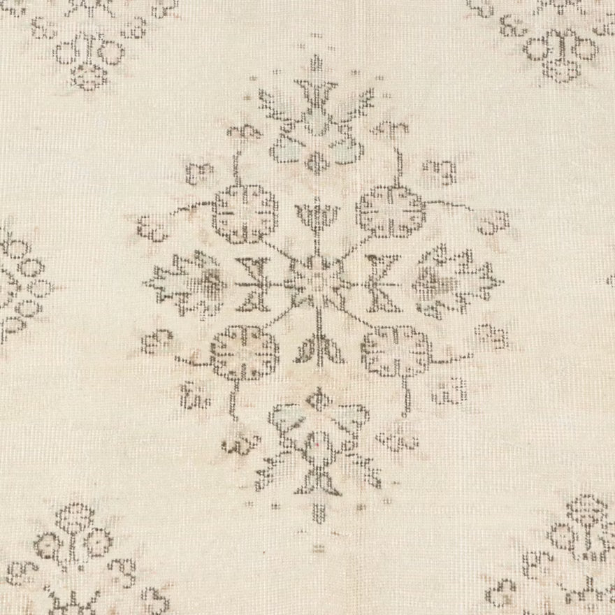 Item #845 Hand-Knotted Turkish Oushak Area Rug 5'6"x9'1"