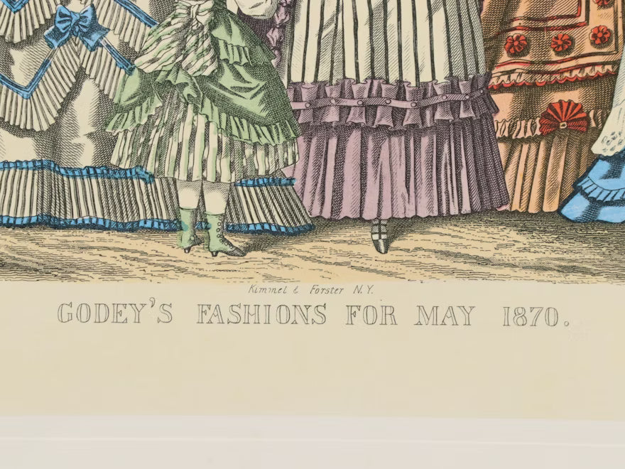 Item #778 After Kimmel and Foster "Godey’s Fashion" Digital Prints, Unframed