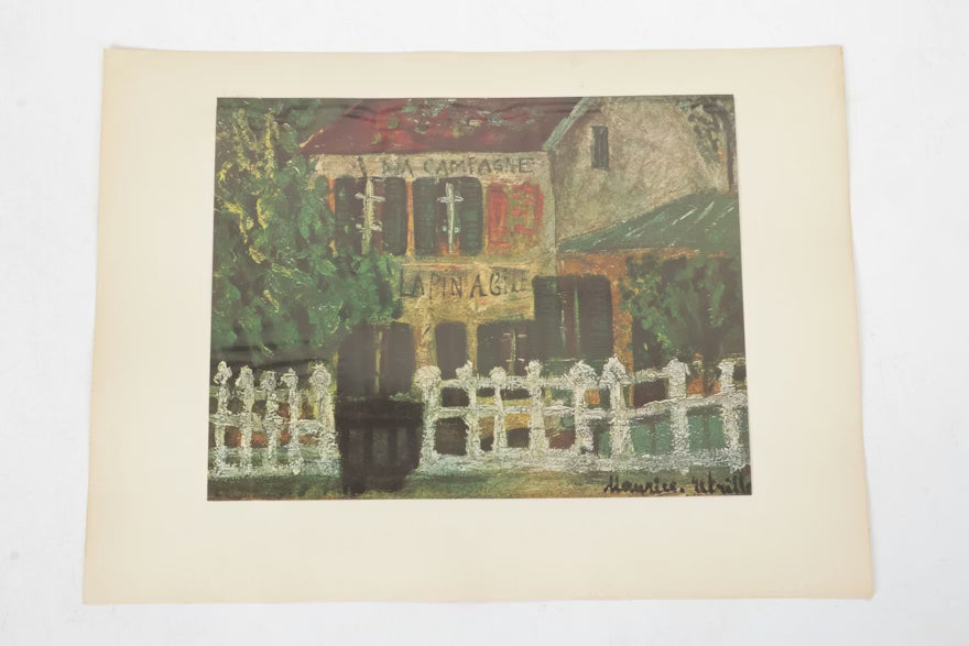 Item #831 "Utrillo: Masterpieces of French Painting" Offset Lithograph Book by Skira