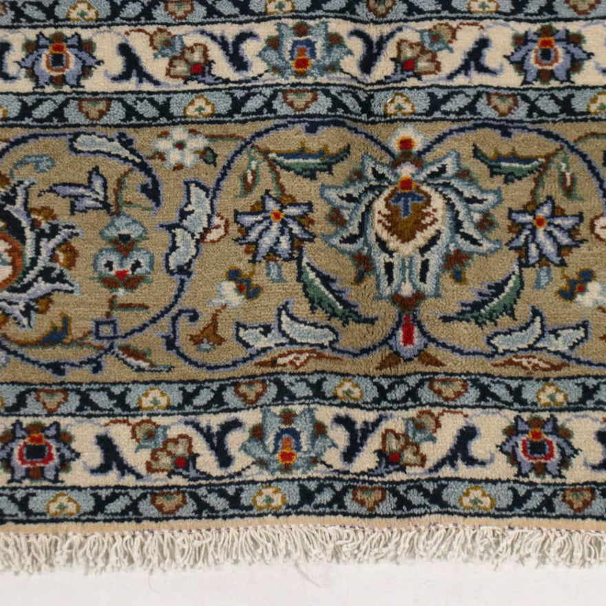 Item #768 7'2 x 10'9 Hand-Knotted Persian Nain Area Rug