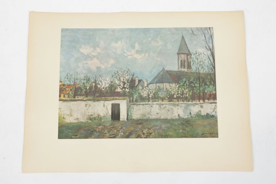 Item #831 "Utrillo: Masterpieces of French Painting" Offset Lithograph Book by Skira