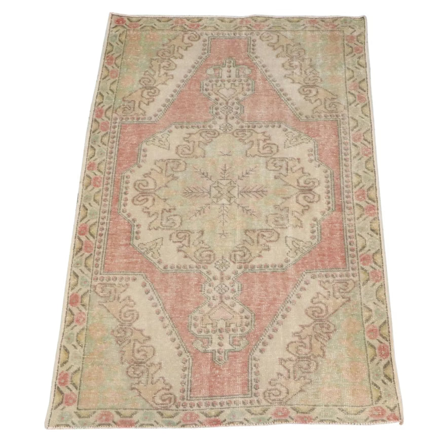 Item #847 Hand Knotted Turkish Oushak Konya Style Area Rug 4'6' x 7'2'