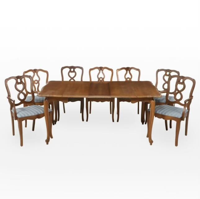 Item #125 Six piece Bernhardt Furniture Co. Louis XV Style Dining Chairs