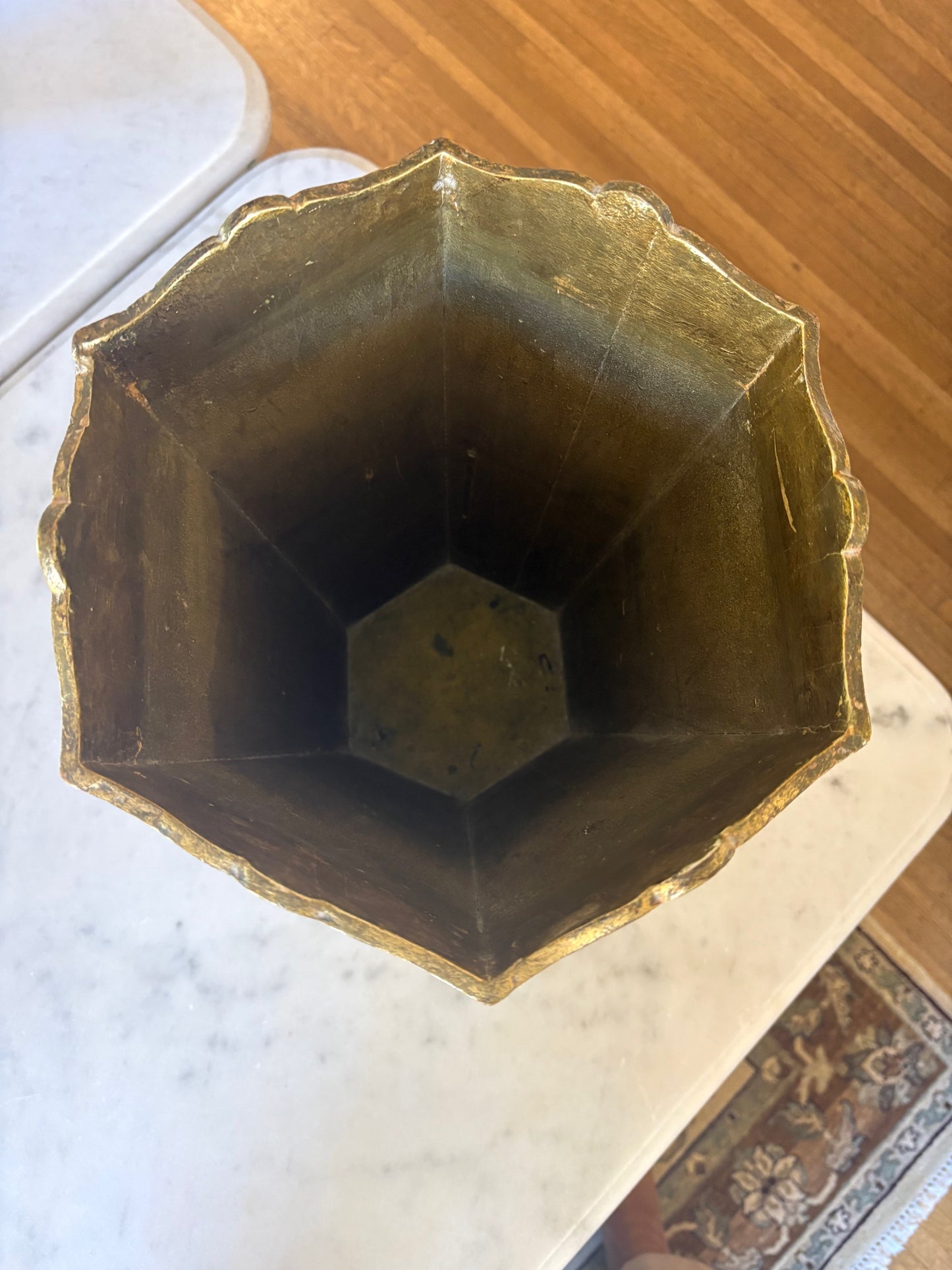 Item #70 Florentine Waste Basket