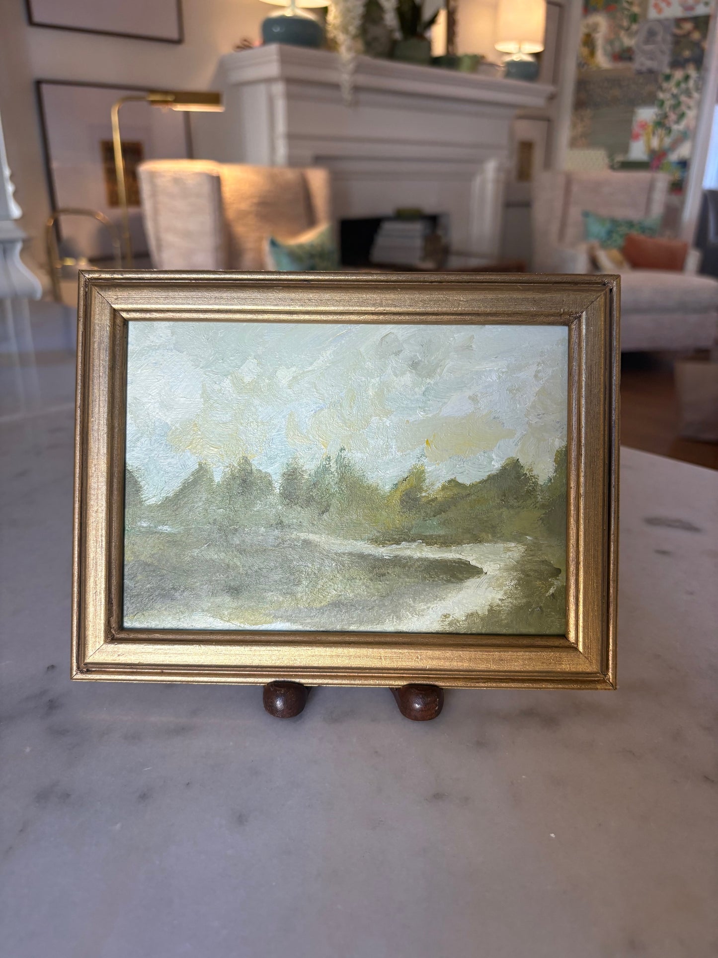 Item #79 Small Wood Plate Display Holder