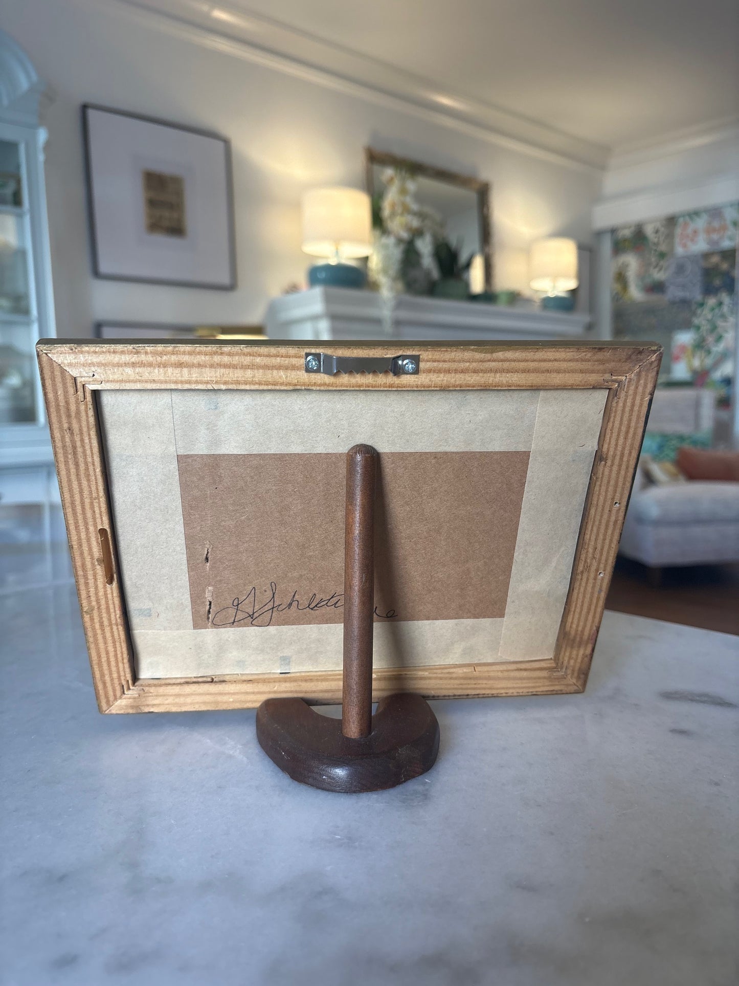 Item #79 Small Wood Plate Display Holder