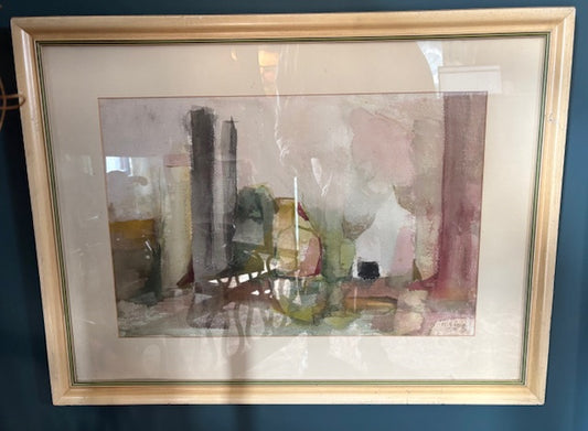 Item #20 Watercolor Abstract Painting