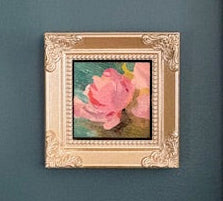 Item #14 Peony 2.5"x2.5 by Jessica Green