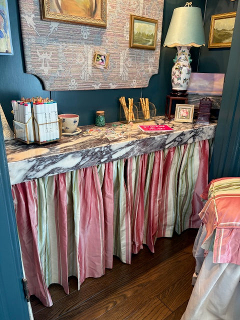 Item #39 Desk Skirt 100% Silk