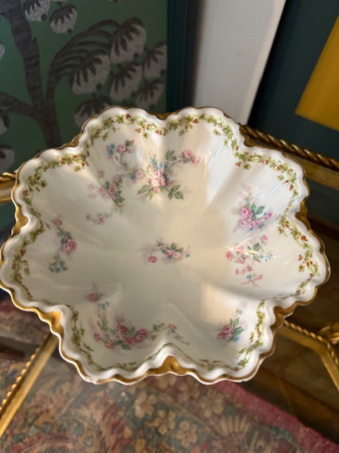 Item #87 Porcelain China Flower Dishes