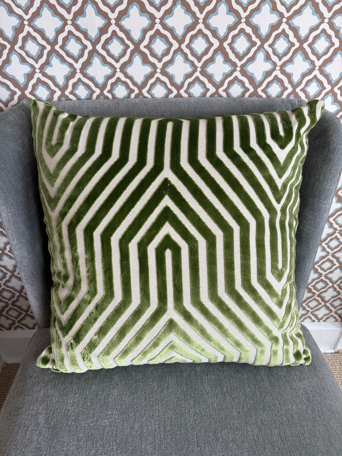 Item #896 JED Custom Pillow 22"x22"