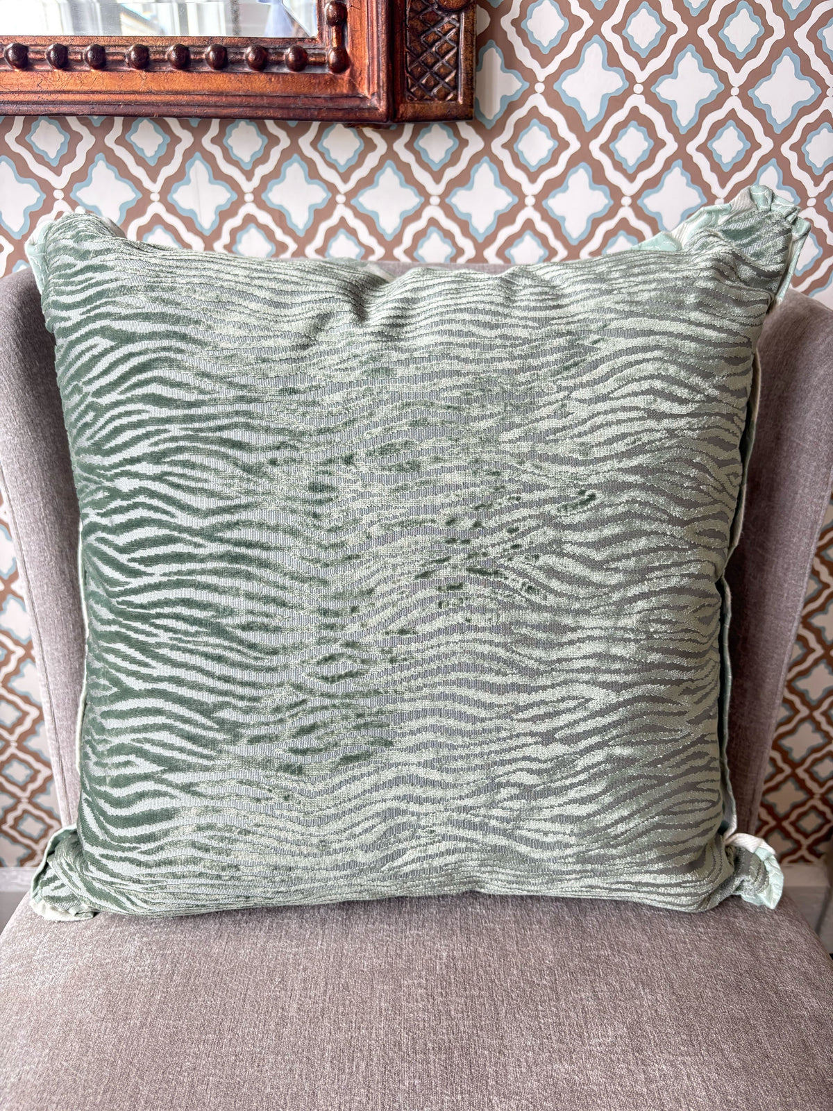 Item #896 JED Custom Pillow 22"x22"