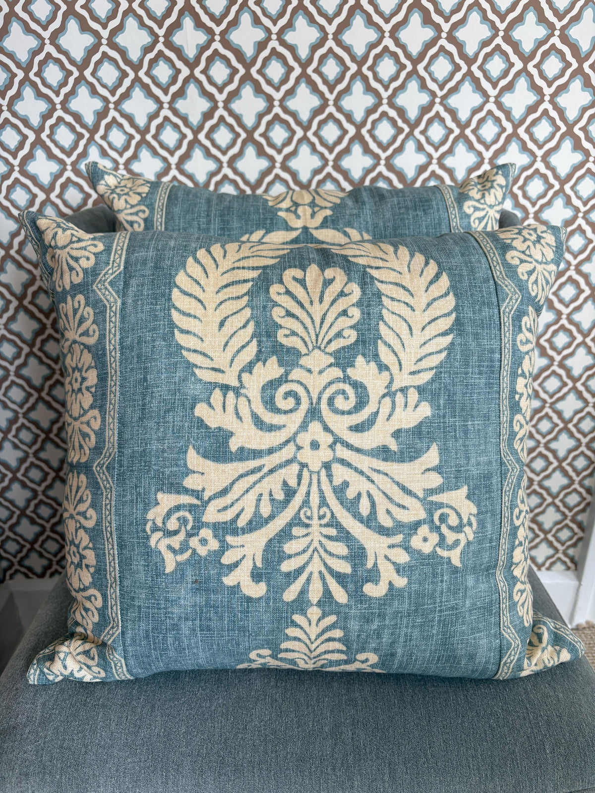 Item #896 JED Custom Pillow 22"x22"