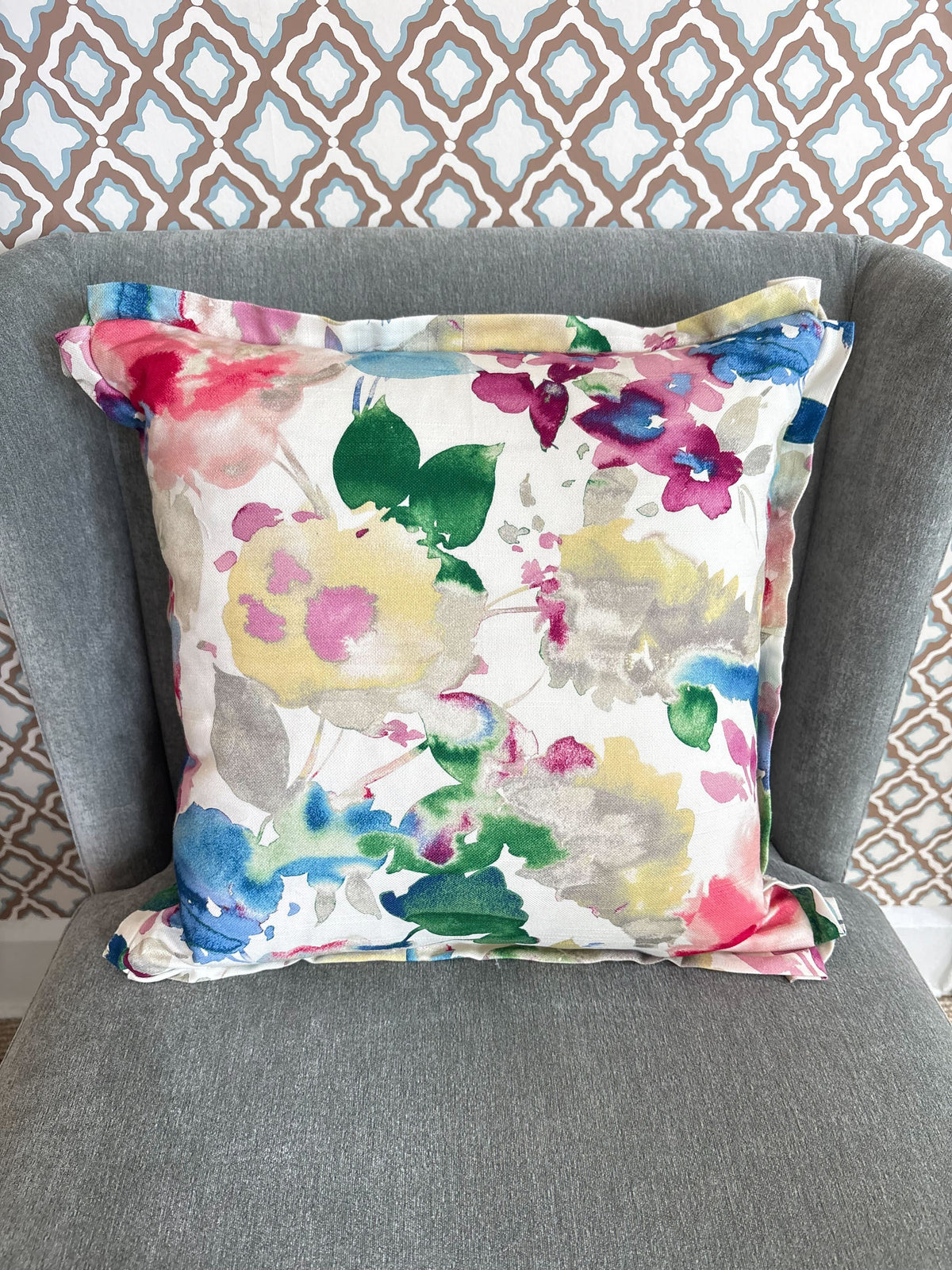 Item #894 JED Custom Pillow 18"x18"