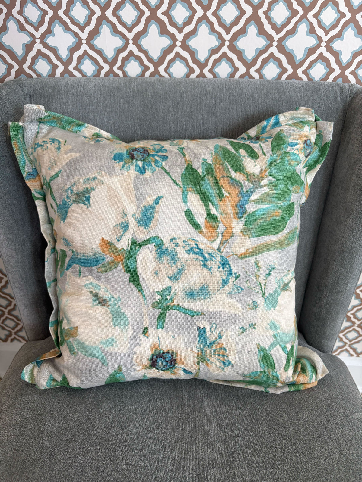 Item #894 JED Custom Pillow 18"x18"