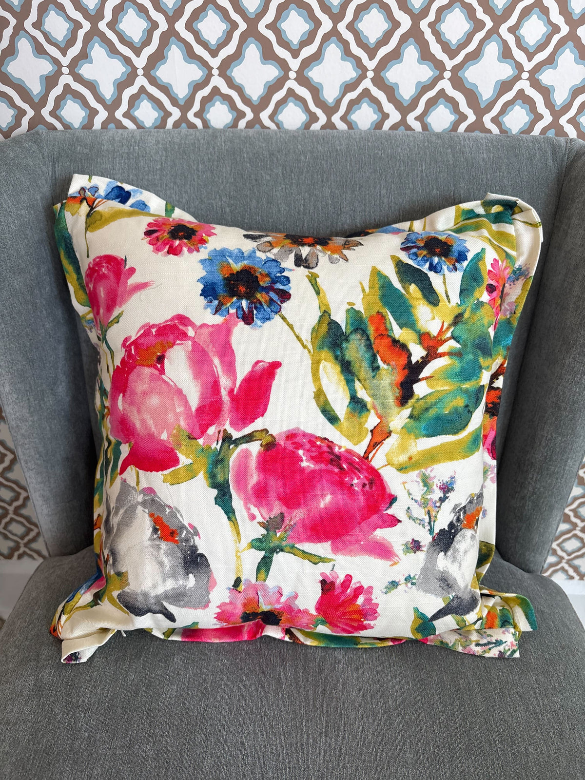 Item #894 JED Custom Pillow 18"x18"