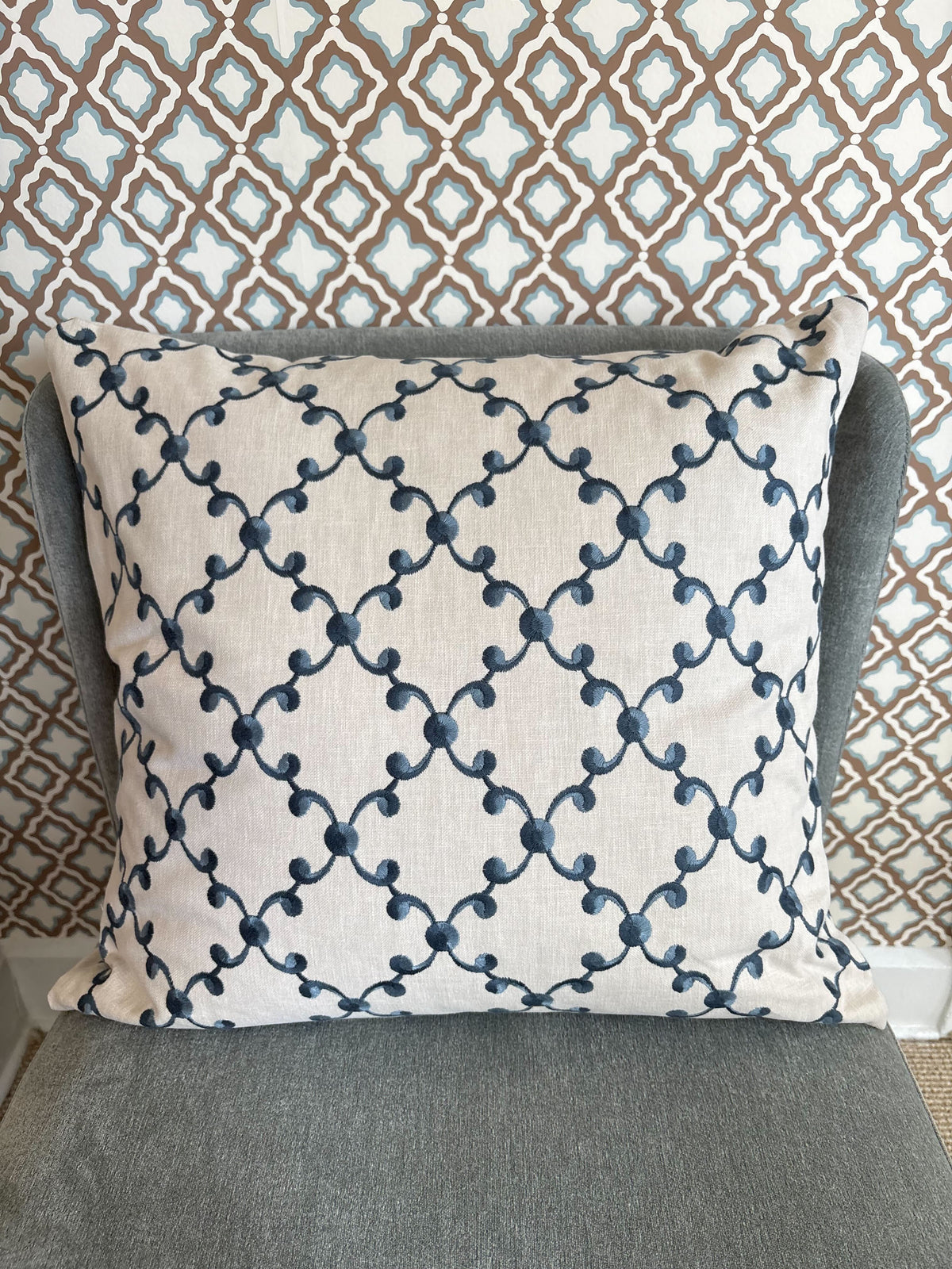 Item #896 JED Custom Pillow 22"x22"