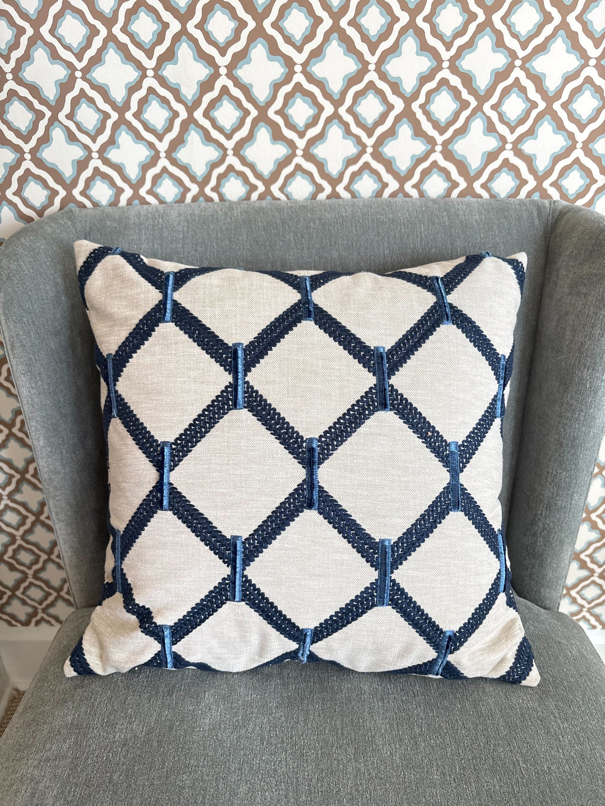 Item #894 JED Custom Pillow 18"x18"