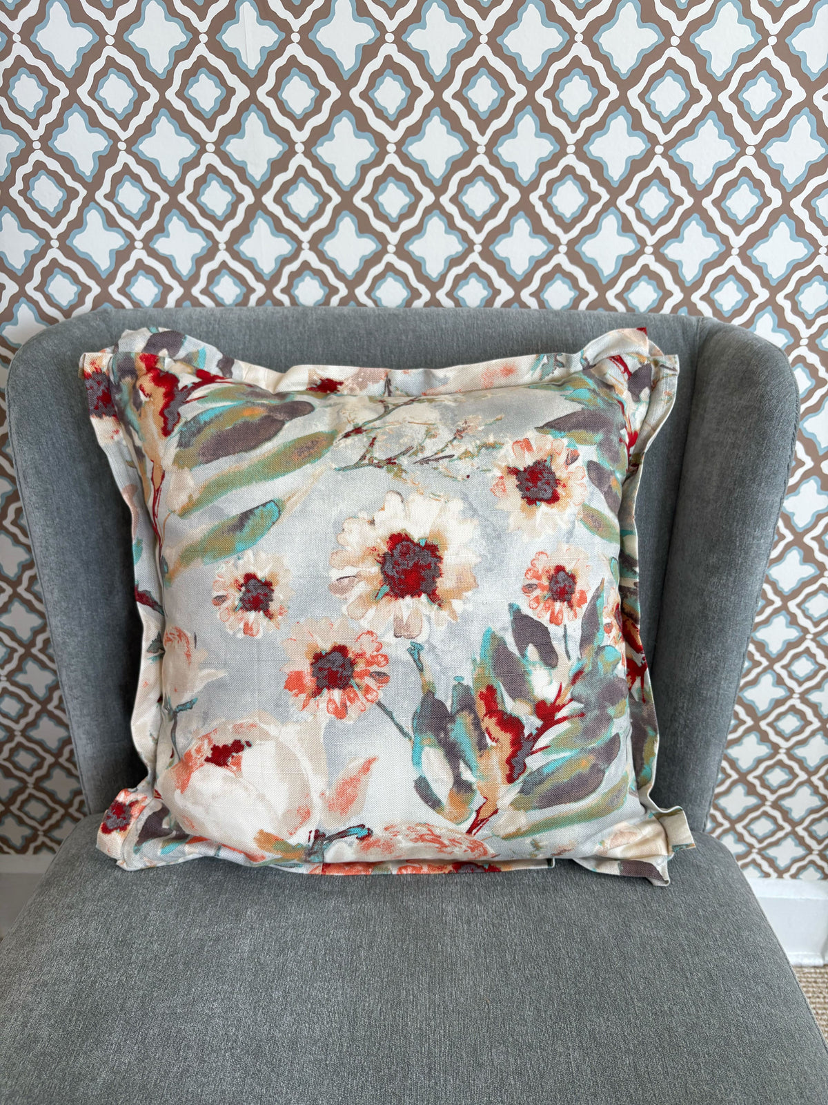 Item #894 JED Custom Pillow 18"x18"