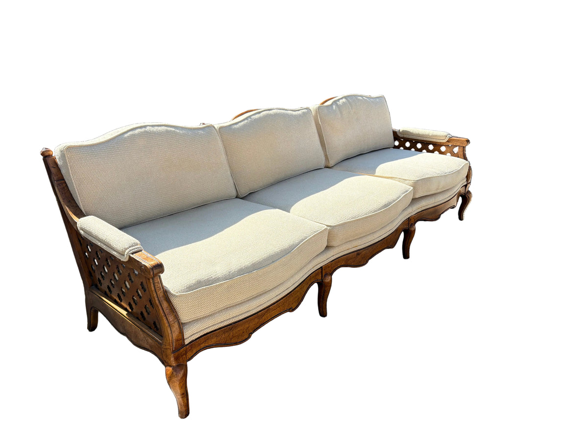 Item #879 Ladder Back Lattice Sofa by Kelly Furniture