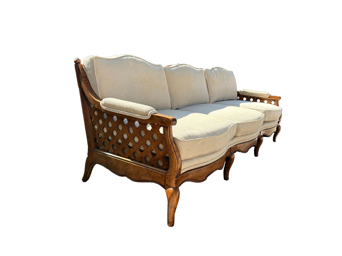 Item #879 Ladder Back Lattice Sofa by Kelly Furniture