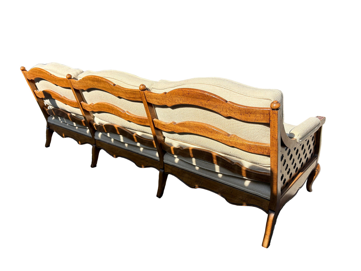 Item #879 Ladder Back Lattice Sofa by Kelly Furniture