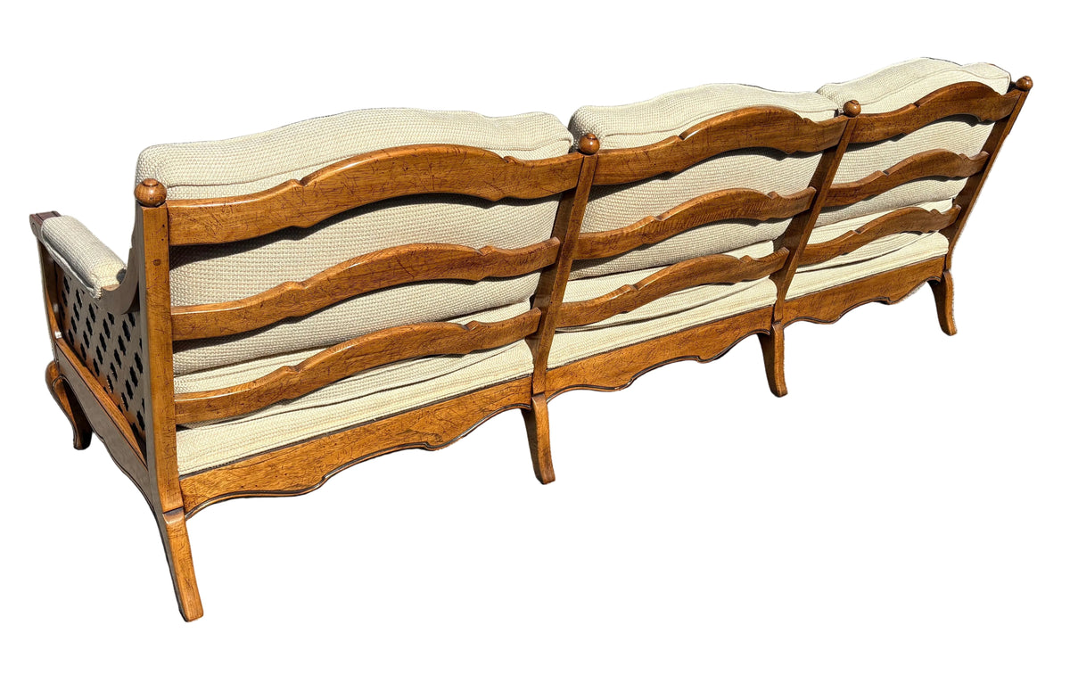 Item #879 Ladder Back Lattice Sofa by Kelly Furniture