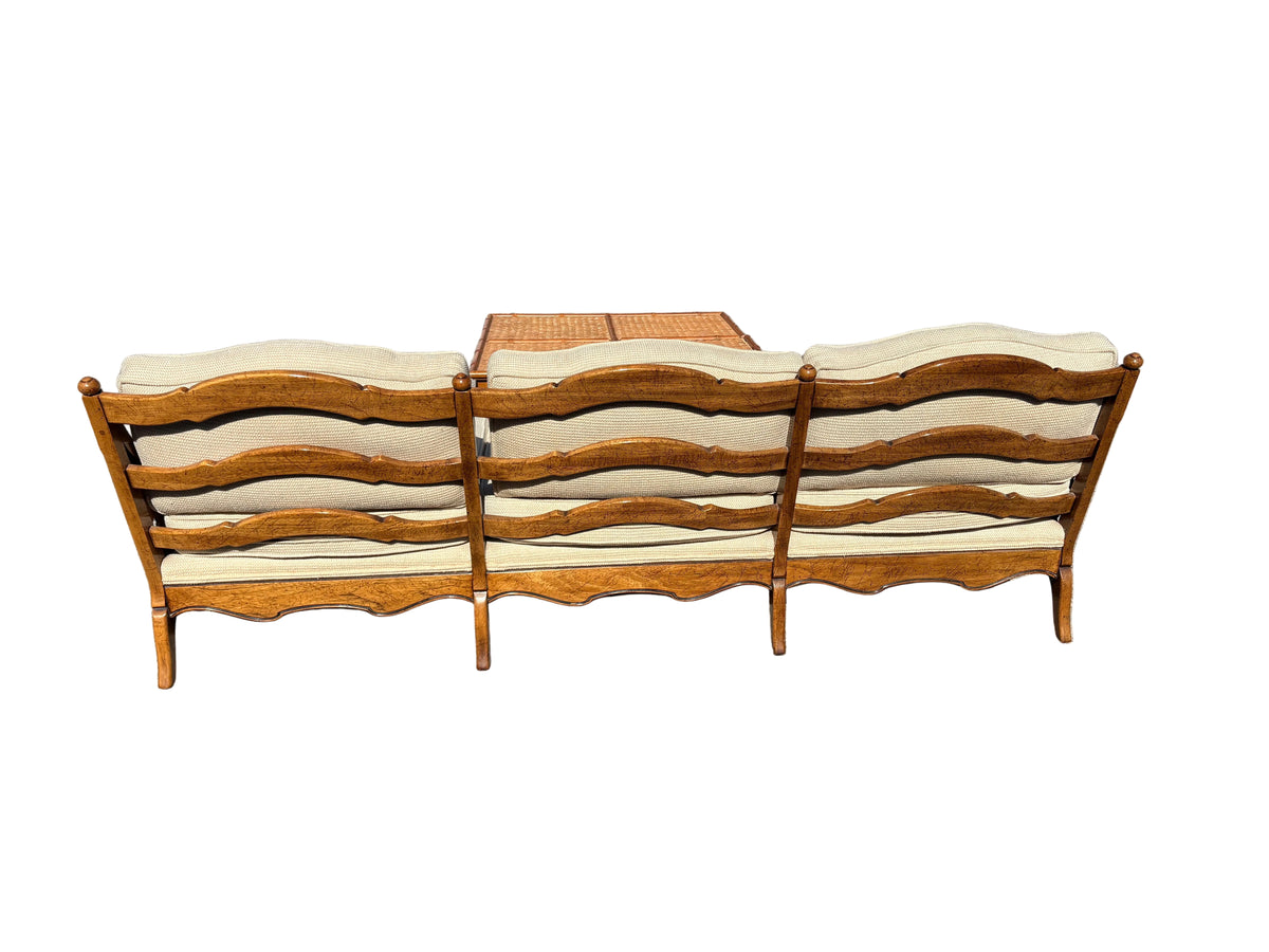 Item #879 Ladder Back Lattice Sofa by Kelly Furniture