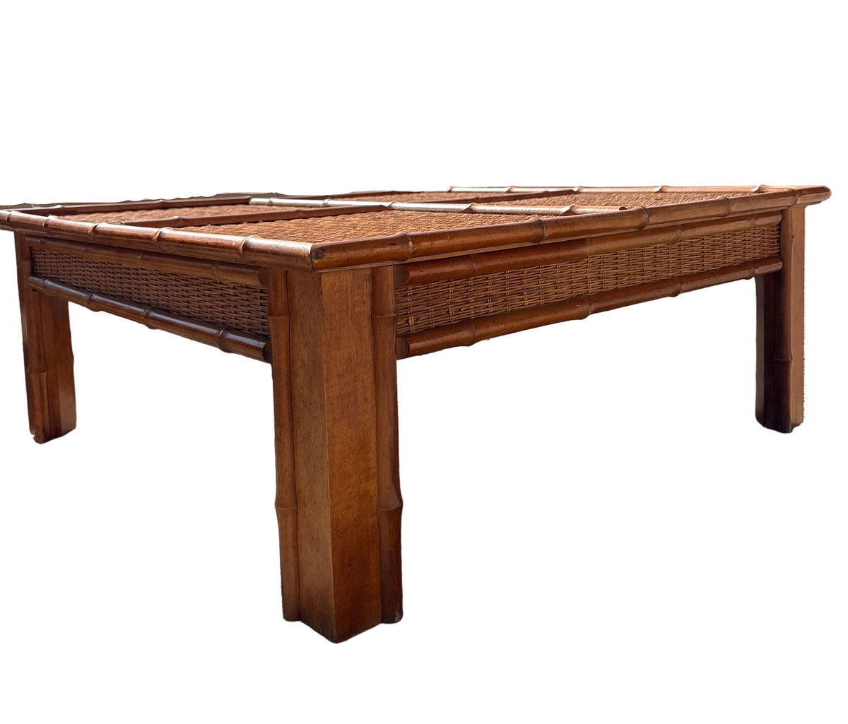 Item #899 Rattan Coffee Table