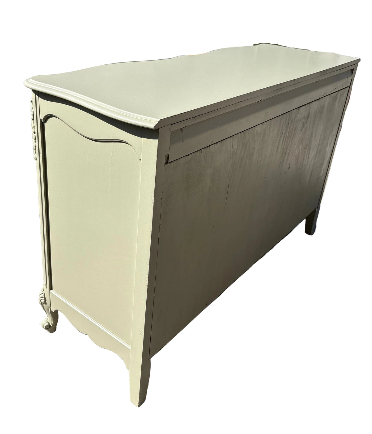 Item #781 French Provincial Style Serpentine Double Dresser