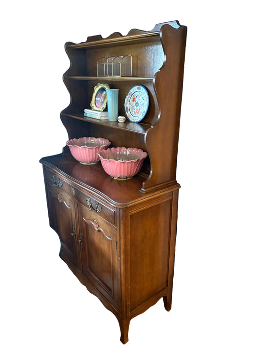 Item #909 19th-century Dutch Scalloped Hutch
