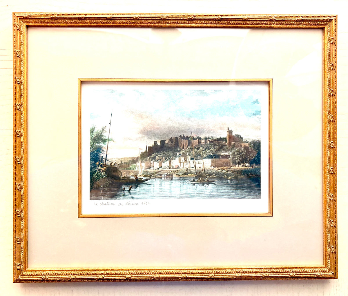 Item #952 Château de Chinon Lithograph Artwork