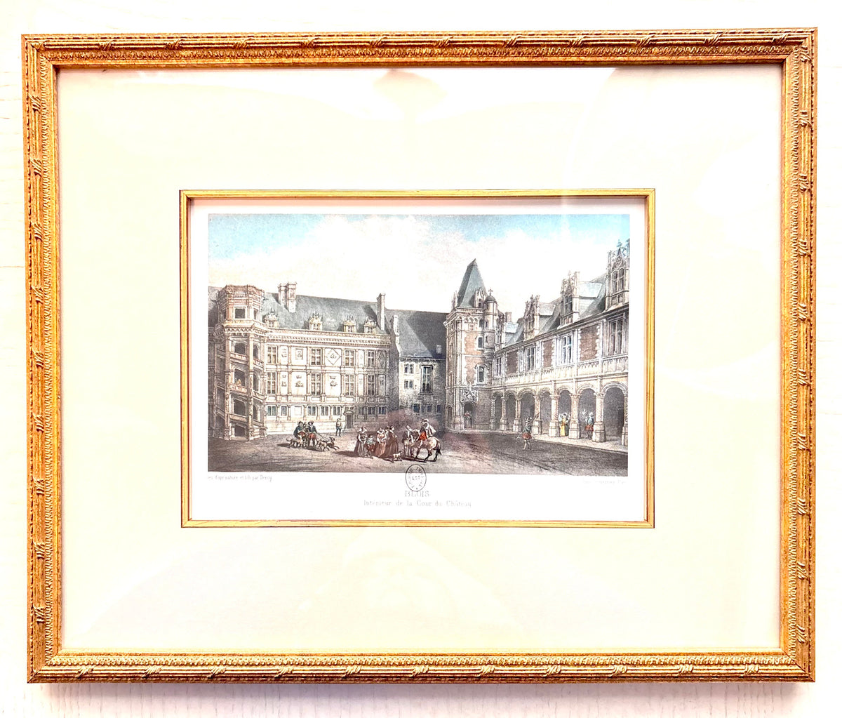 Item #949 Château de Blois Lithograph Artwork