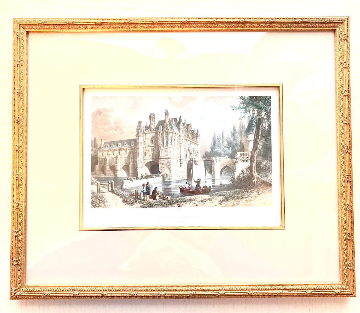 Item #950 Château de Chenonceau Lithograph Artwork